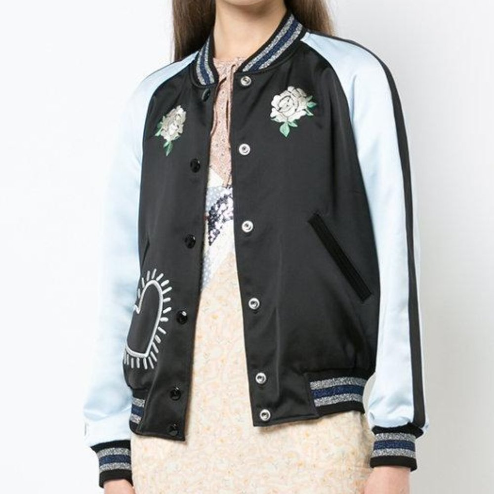 X Keith Haring Reversible Satin COACH jacket